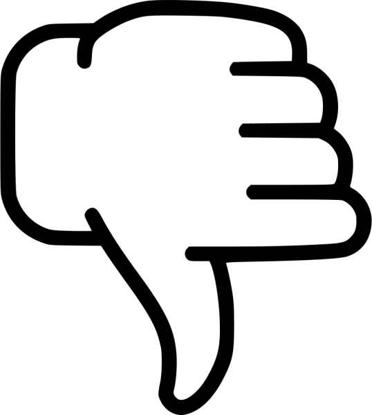 Пиктограмма лайк дизлайк