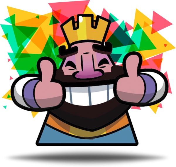 Эмодзи короля клеш рояль