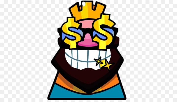 Король из клеш рояль смеется