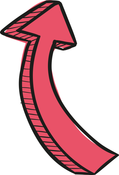 Стрелочка нарисованная