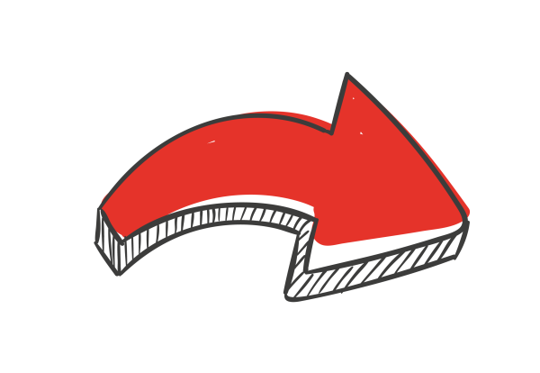 Стрелочка нарисованная