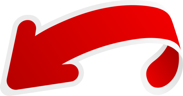 Красная изогнутая стрелка