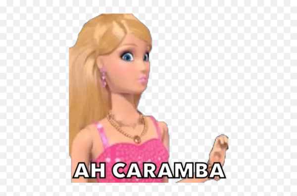 Логотип Барби на прозрачном фоне