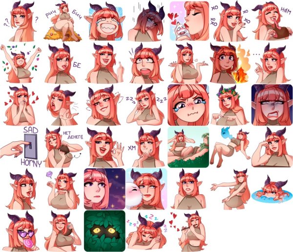 Медея Стикеры ВК арты