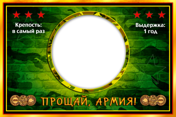 Дембельское шампанское этикетка