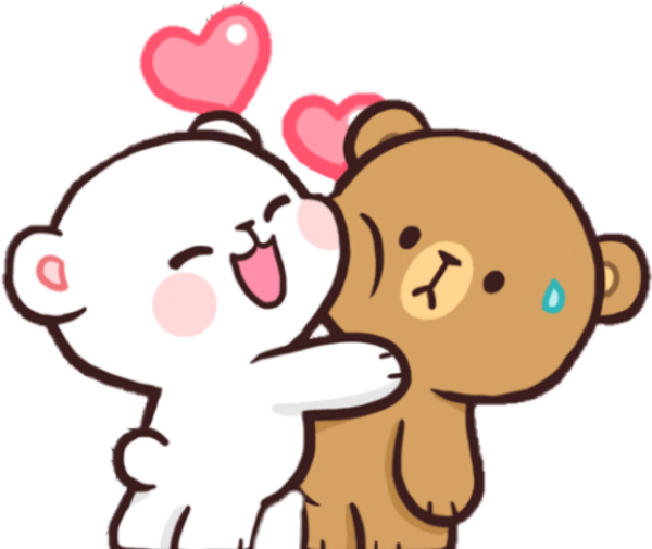 Стикер объятия