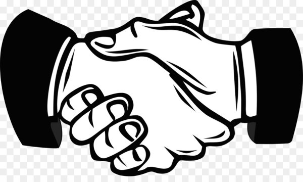 Рукопожатие силуэт