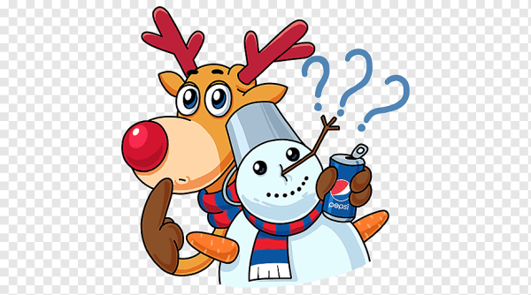 Новогодние наклейки