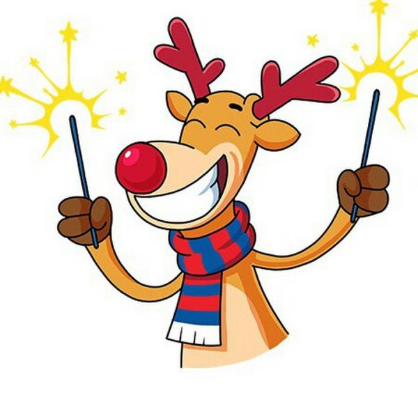 Стикеры новогодний хомяк Сеня