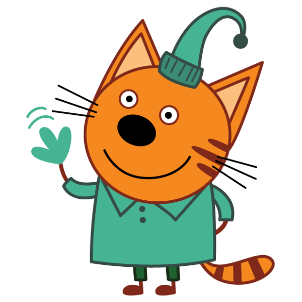 Герои мультика три кота