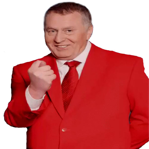 Жириновский в Красном пиджаке