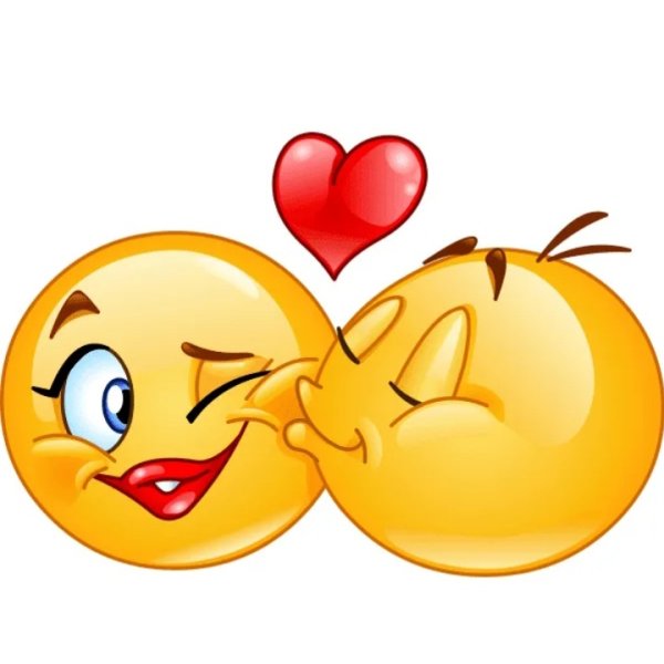 Смайлики поцелуйчики