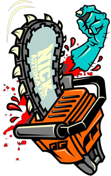 Бензопила нарисованная