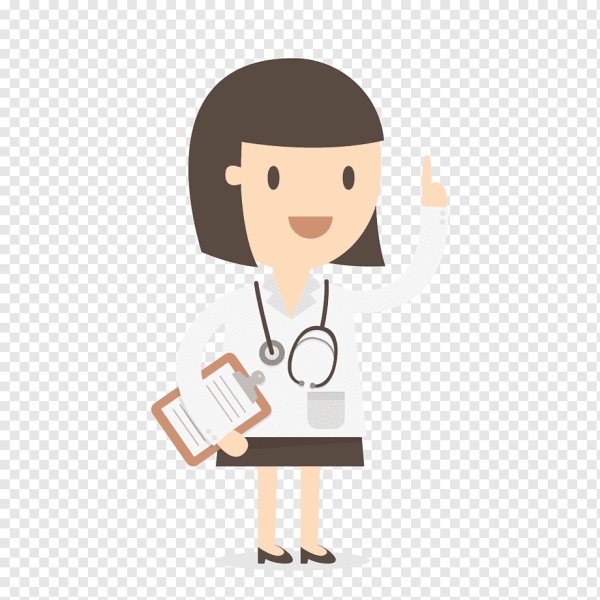 Врач стикер для презентации