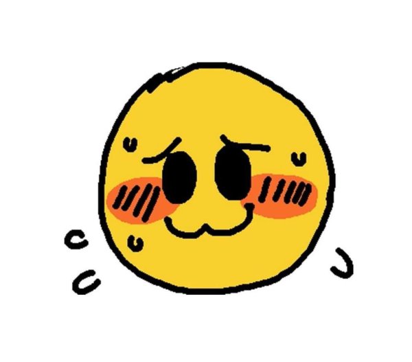 Покрасневший смайлик