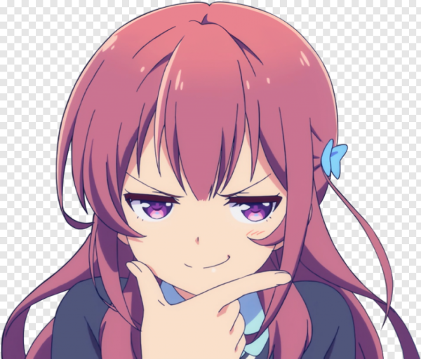 Аниме эмоции ухмылка