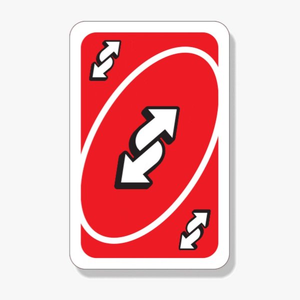 Обратная карточка уно