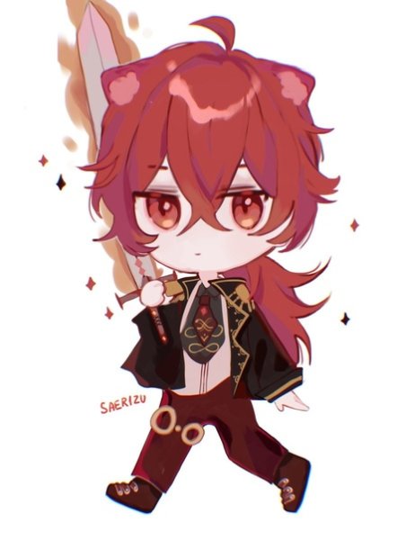 Чиби Дилюк Геншин