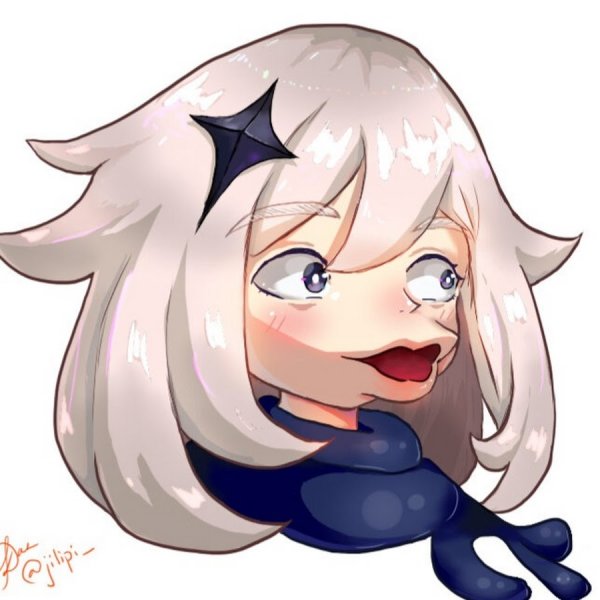 Мона стикер Геншин