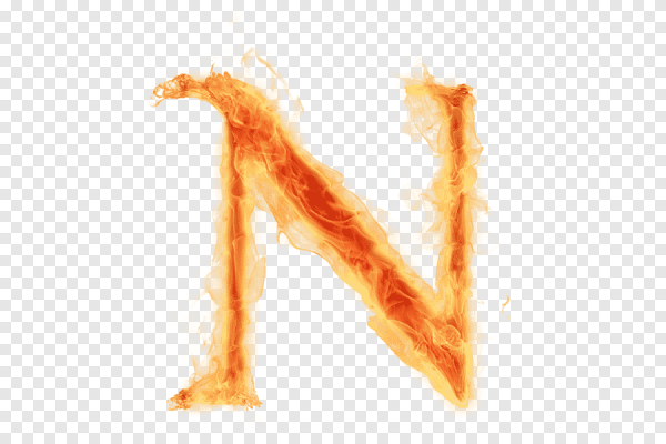 Горящие букв n