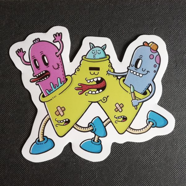 Стикеры буквы