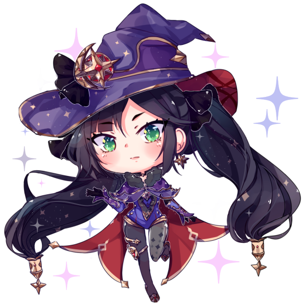 Мона Геншин Chibi