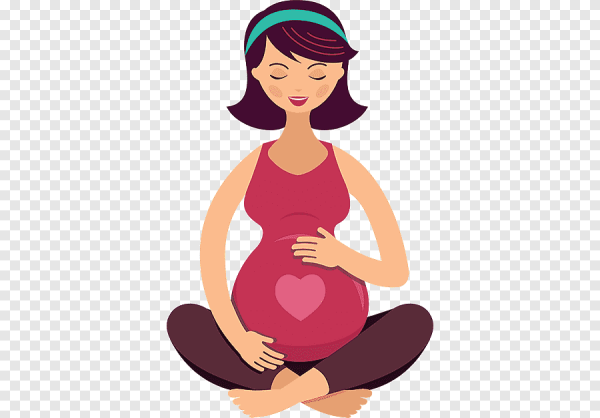 Очертания беременной женщины