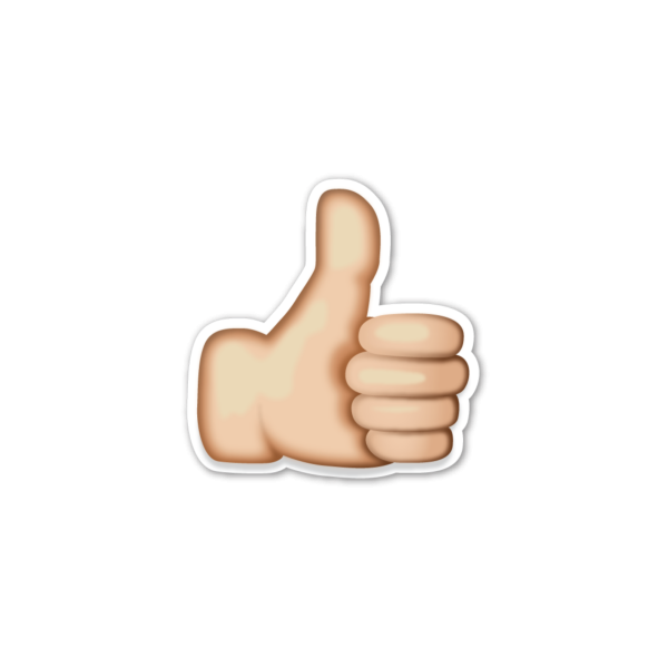 Смайлик большой палец вверх