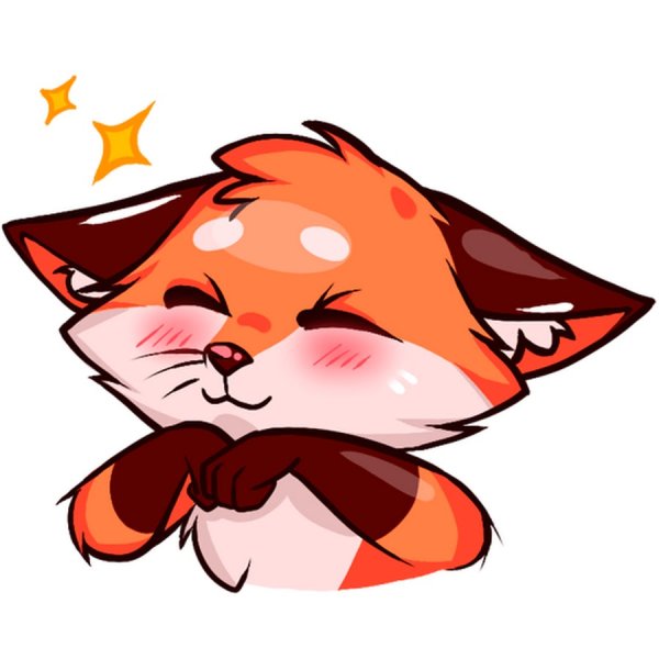 Стикеры лисы в ВК Паппи