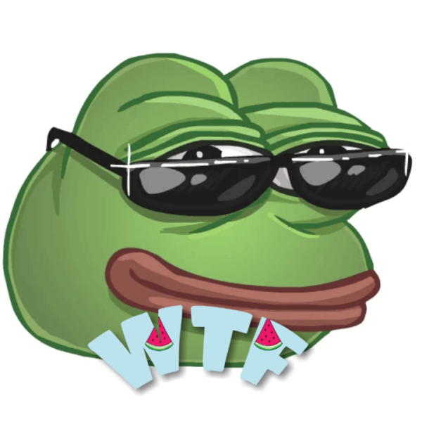 Жабка Пепе в очках