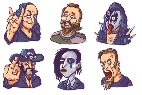 Стикеры Король и Шут ВК