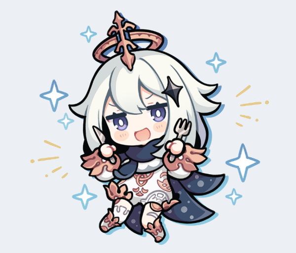 Стикеры Геншин Импакт Чиби