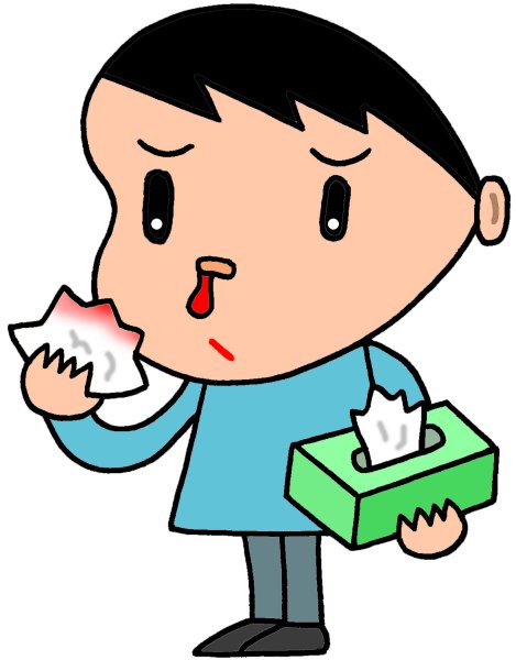 Порез с кровью на прозрачном фоне