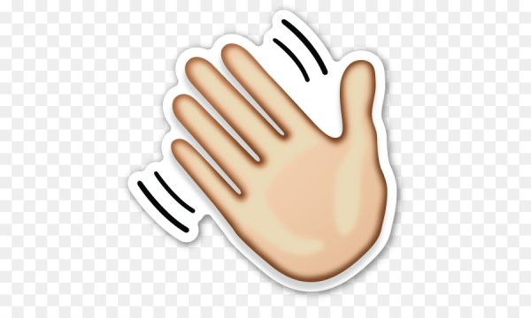 Смайлик с ладошками