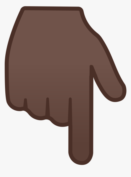 Эмодзи палец вниз