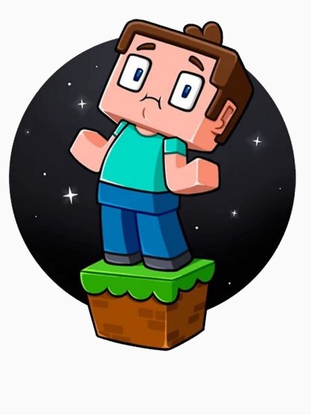 Стикеры из МАЙНКРАФТА