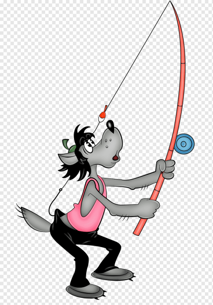 Волк с удочкой