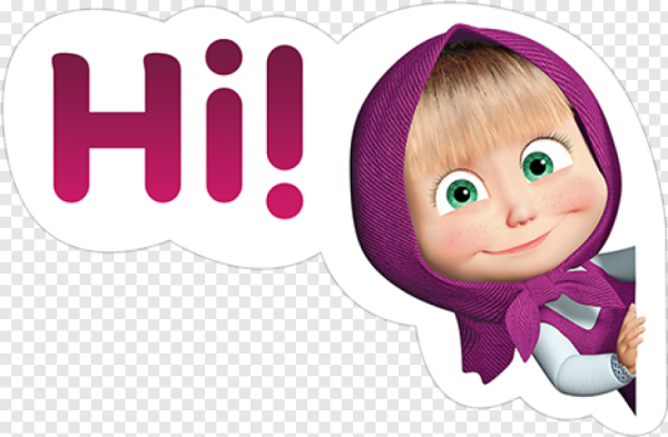 Маша и медведь Стикеры для вайбера