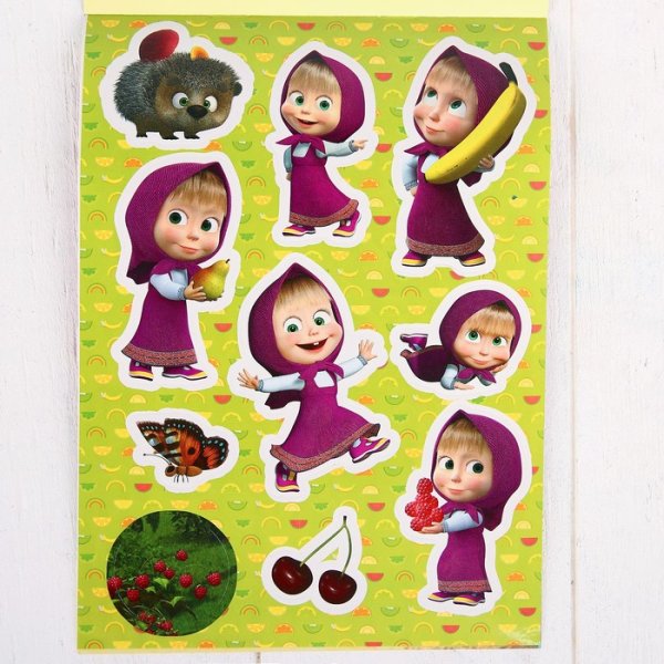 Маша и медведь Стикеры