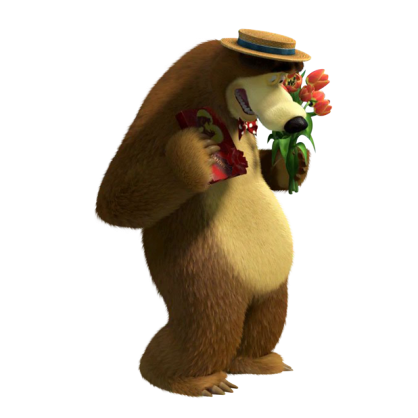 Миша из мультика Маша и медведь