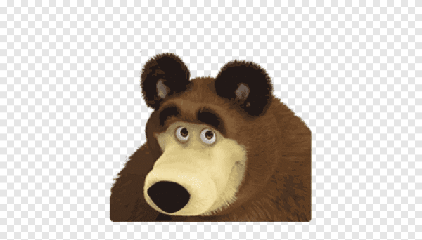 Маша и медведь лицо медведя