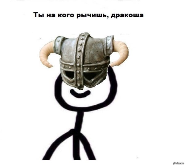 Мемы про Довакина на случай важных переговоров