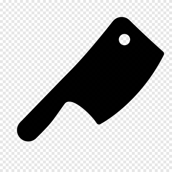 Нож мясника вектор