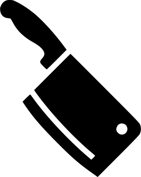 Кухонный нож вектор