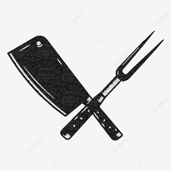 Кухонный нож вектор