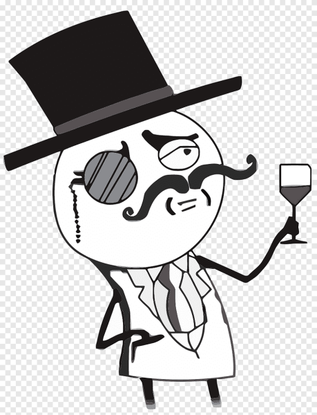 Мем с моноклем