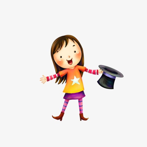 Девушка снимает шляпу