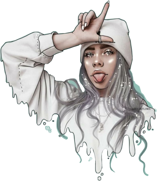 Наклейки Билли Айлиш