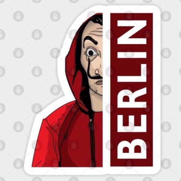 Стикеры бумажный дом сериал