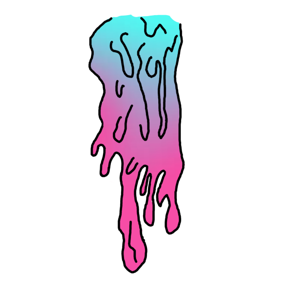 Слизь стекает